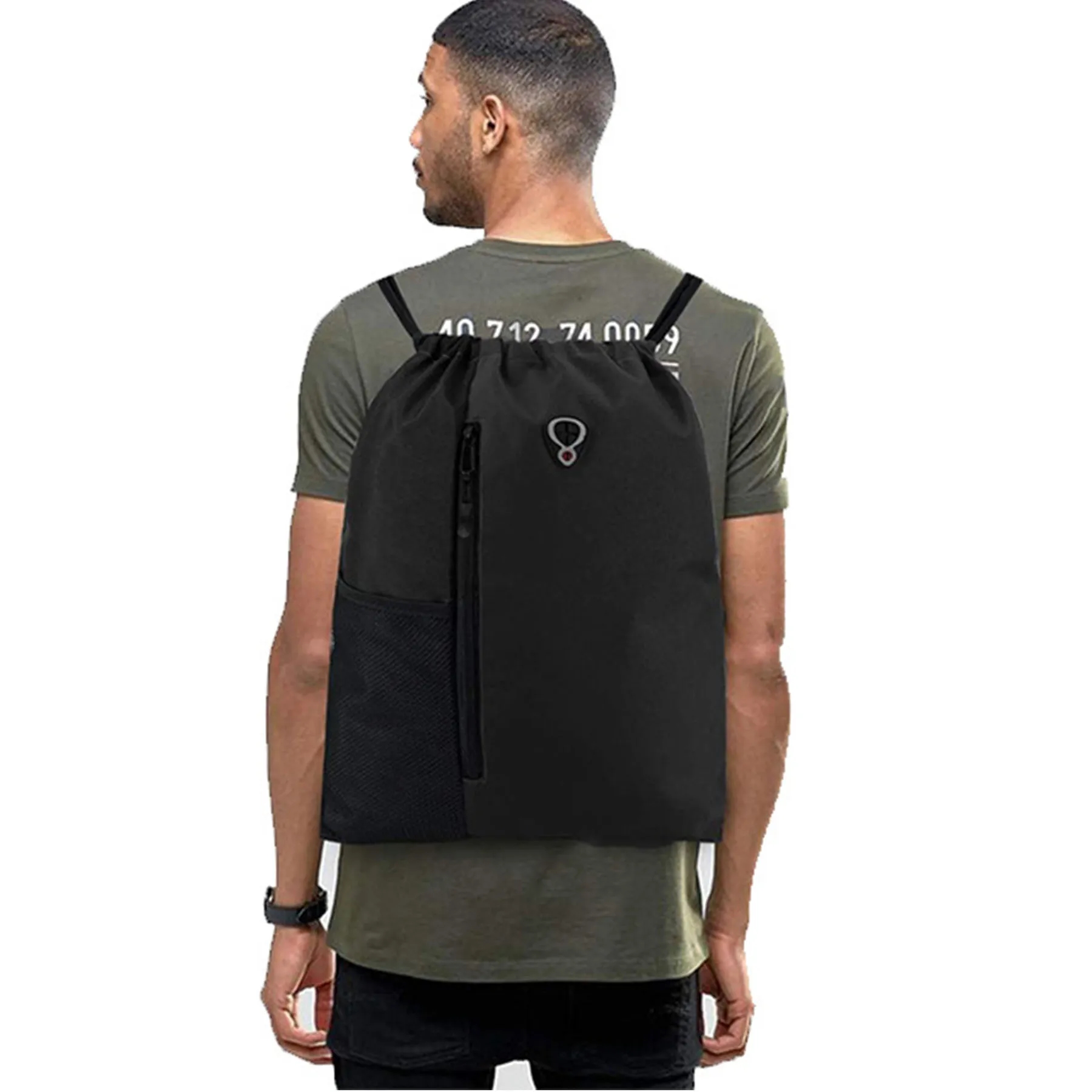 Drawstring Backpack Sports Gym Bag 4