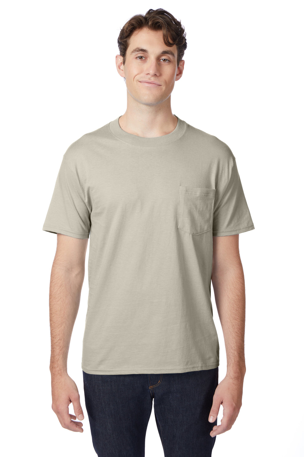 Hanes Beefy-T® T-Shirt with Pocket 1