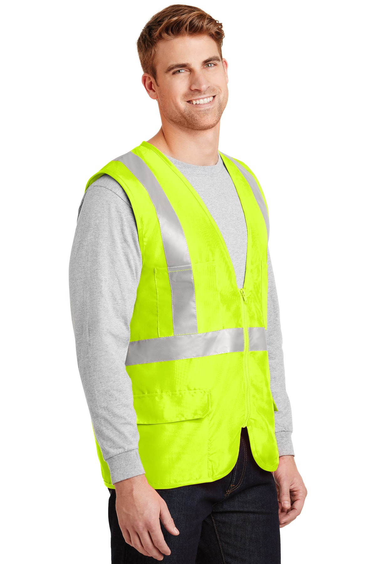 CornerStone - ANSI 107 Class 2 Mesh Back Safety Vest. CSV405 13