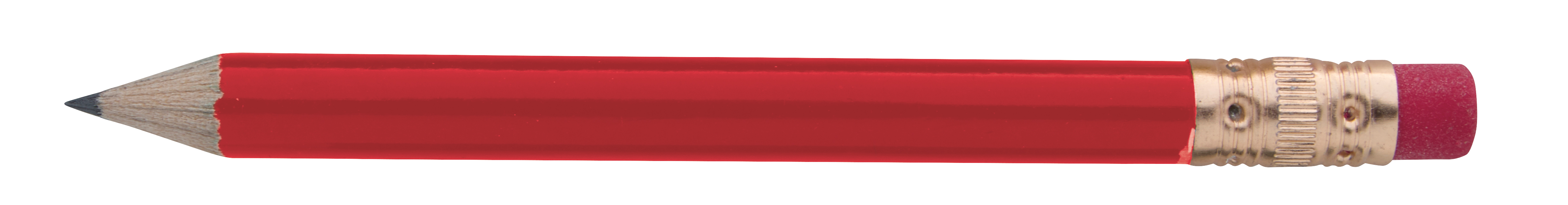 Round Golf Pencil with Eraser 16
