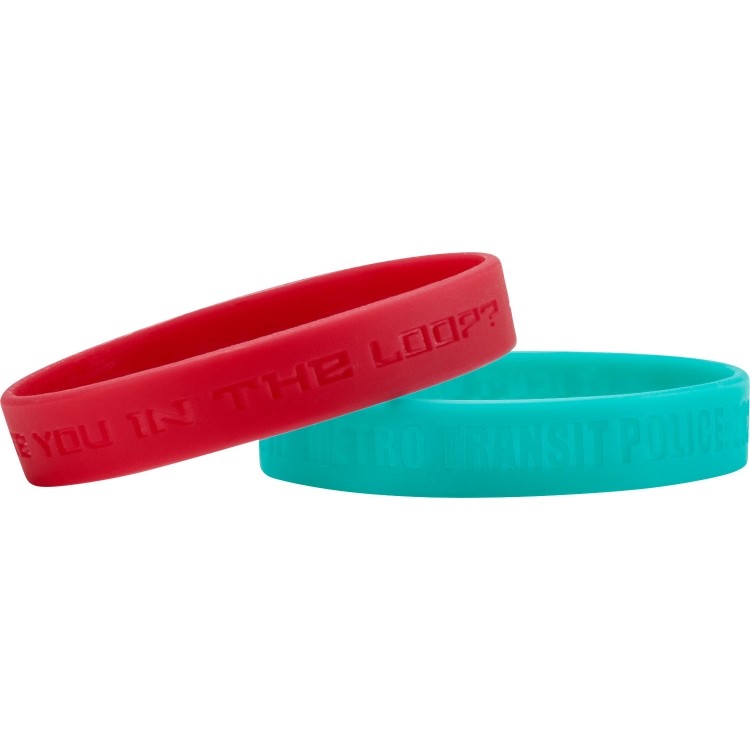 Debossed Silicone Wristband 9