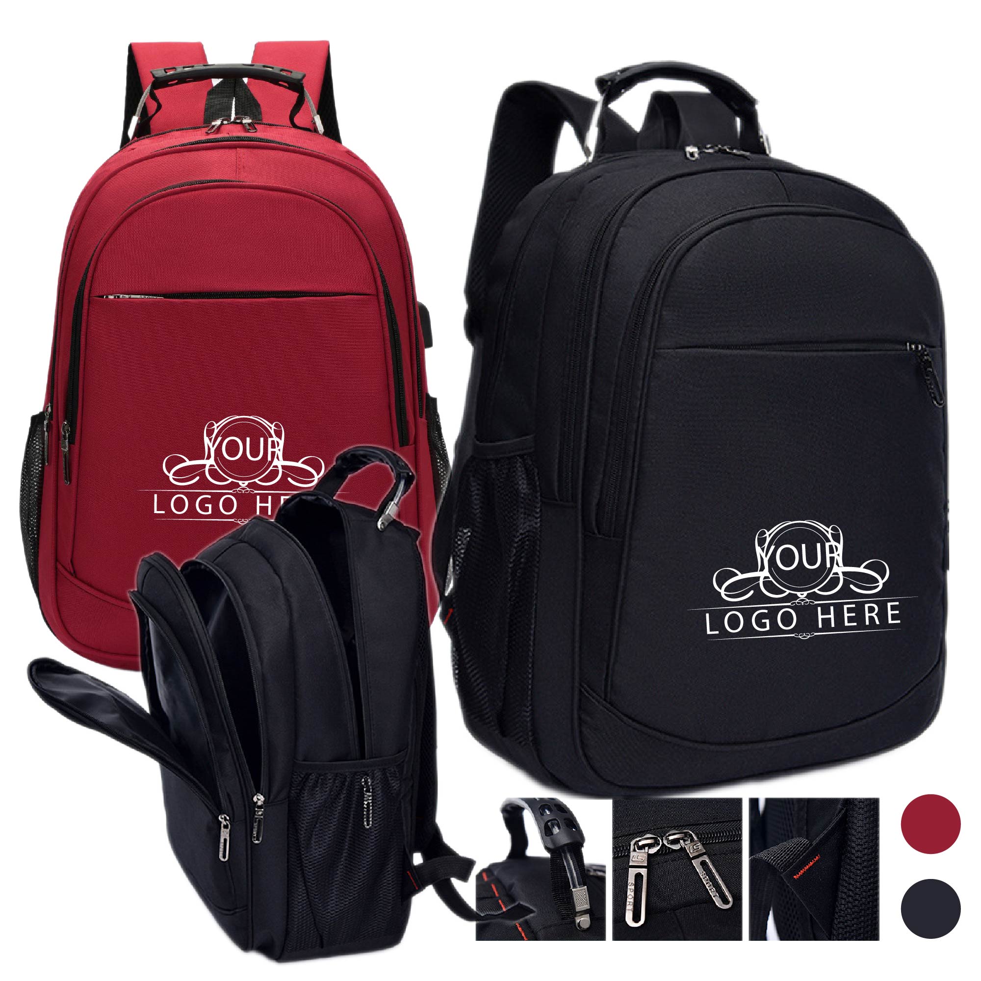 Water Resistant Business Laptop Backpack 2