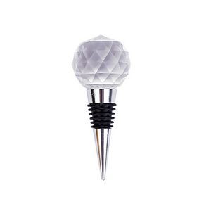 Stylish Diamond Ball Shaped Wine Cork Bottle Stopper 5