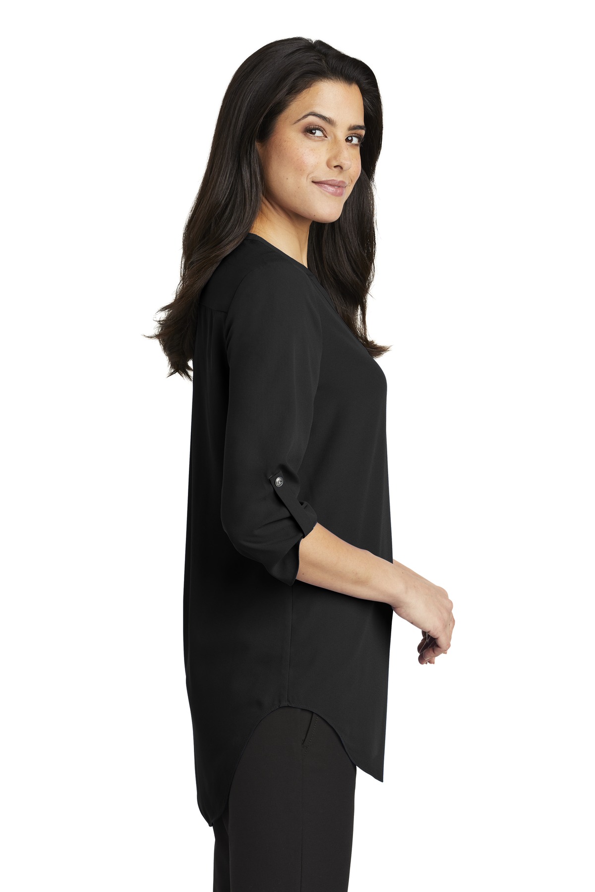 Women's 3/4-Sleeve Tunic Blouse