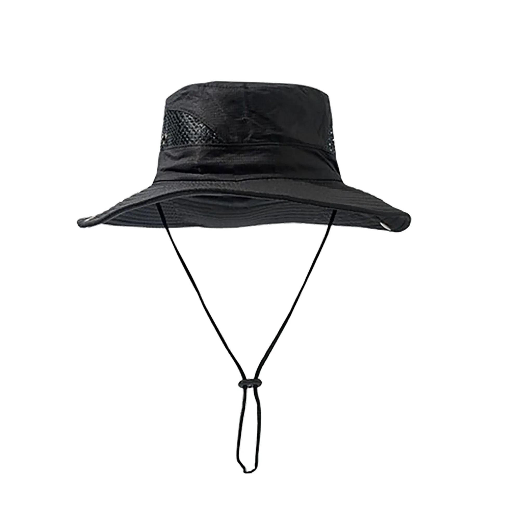 Wide Brim UV Protection Mesh Sides Bucket Fishing Hat 3