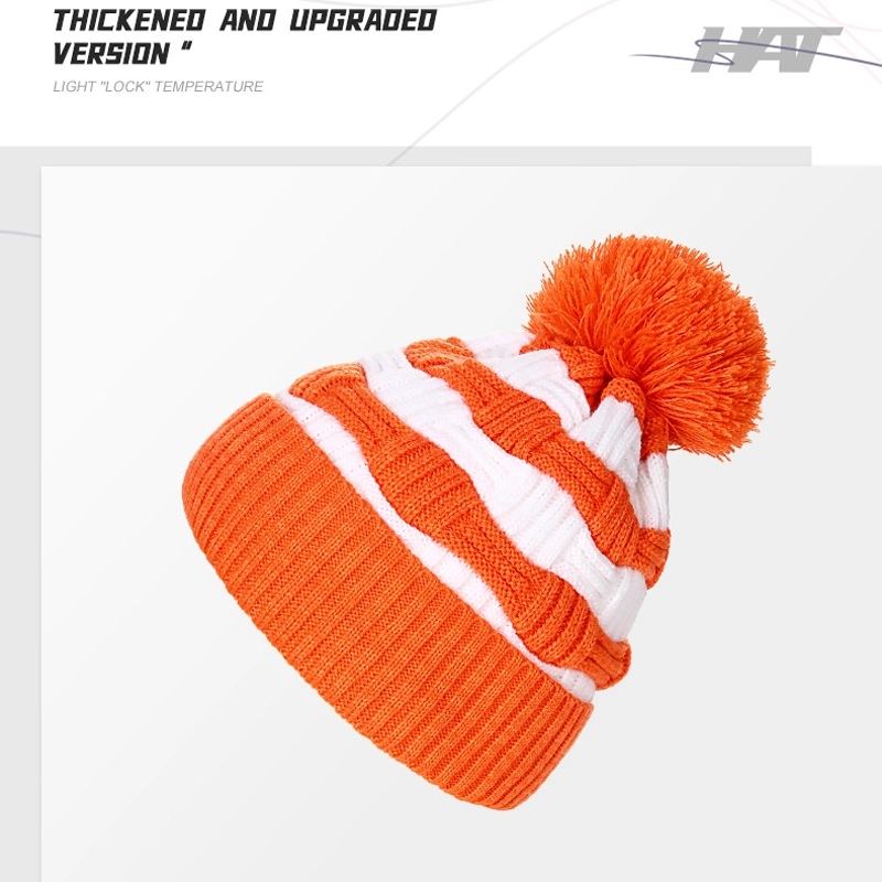 Custom Beanie Hats Winter Knitted Caps Unisex 5