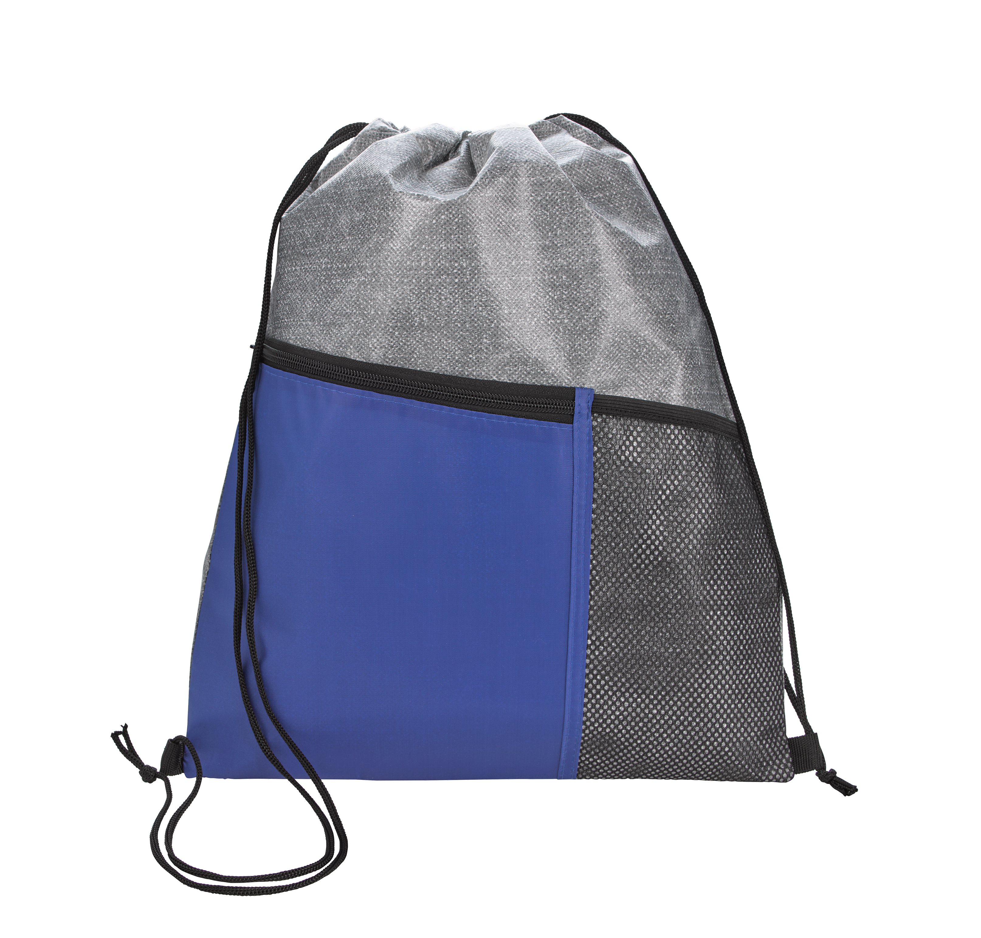 Good Value™ Heathered RPET Non-Woven Drawstring Backpack 10
