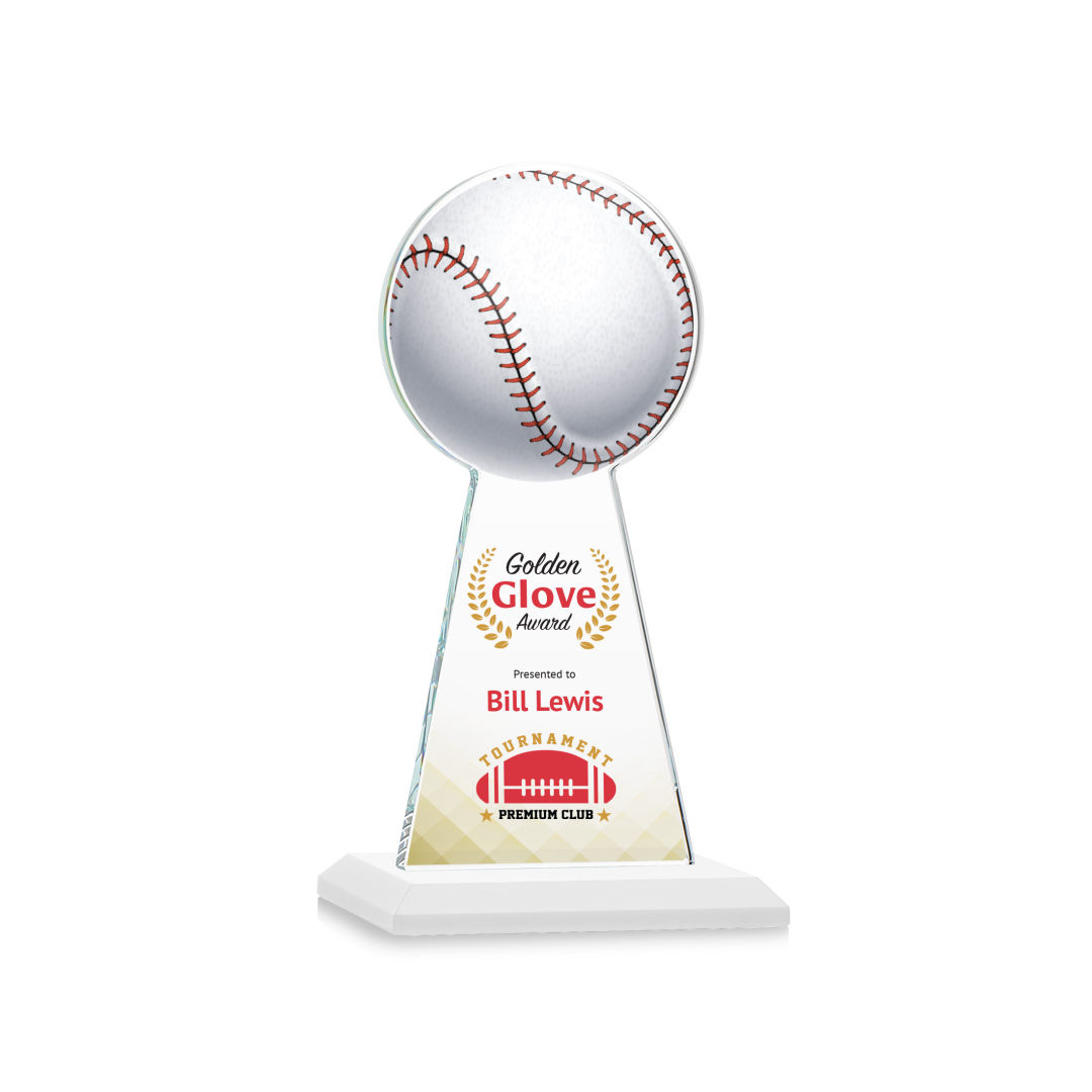 Edenwood Baseball VividPrint™ Award - White 10