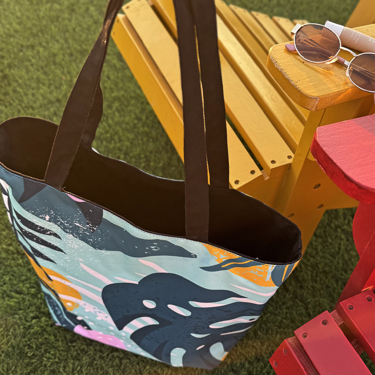 Reversible Colored Cotton Tote 11