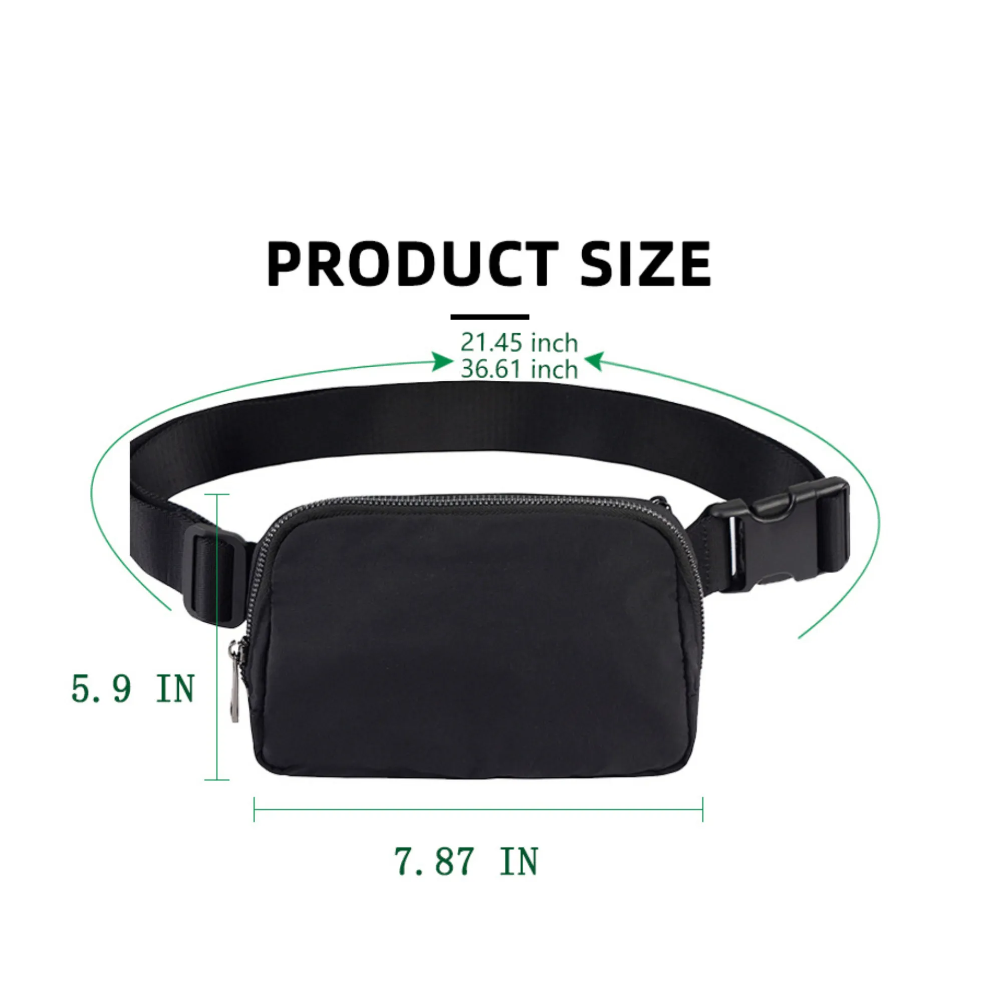 Durable Lightweight Custom Logo Waist Pouches 2