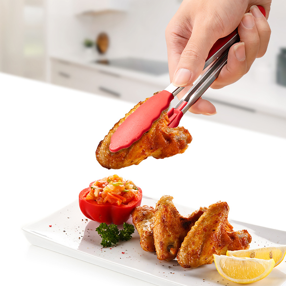 Kitchen BBQ Cooking Tongs 8