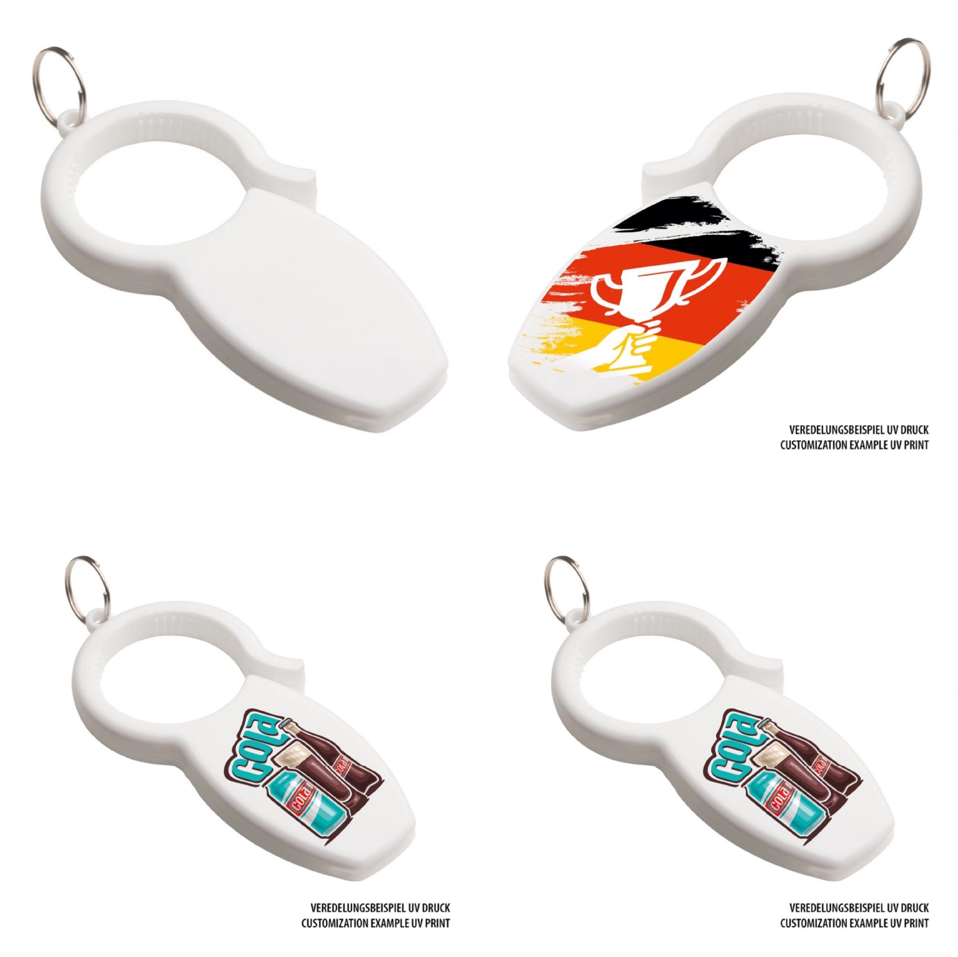 3-in-one Multifunctional Bottle and Can Opener/ Keychain 3