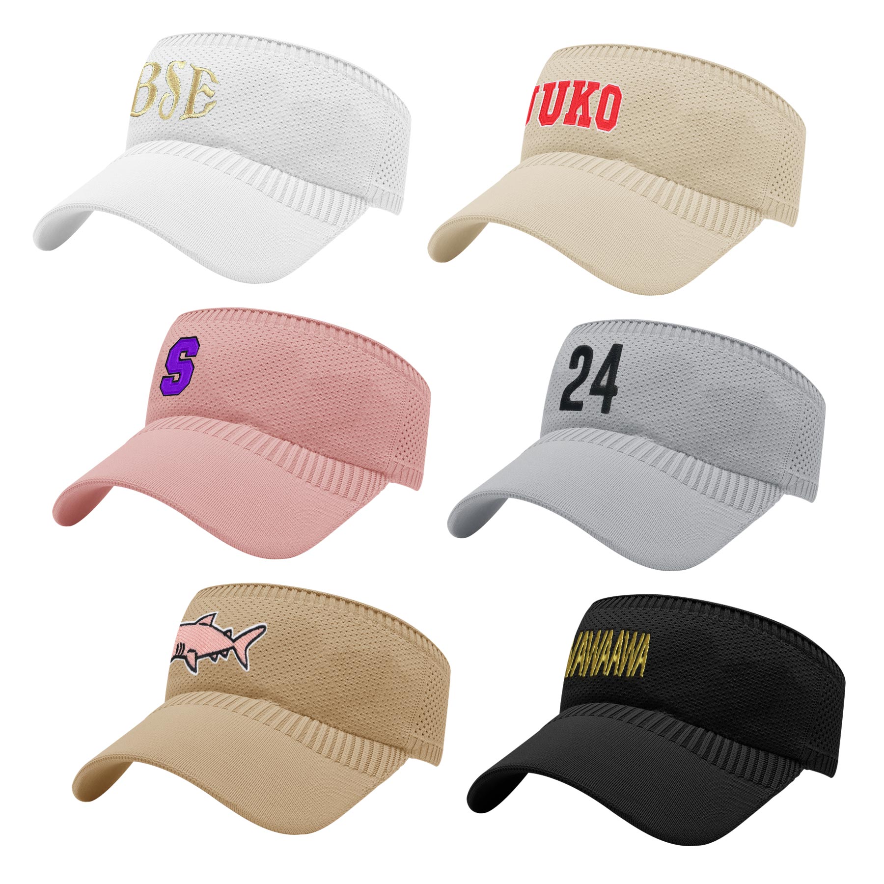 Empty Ponytail Knit Visor 2