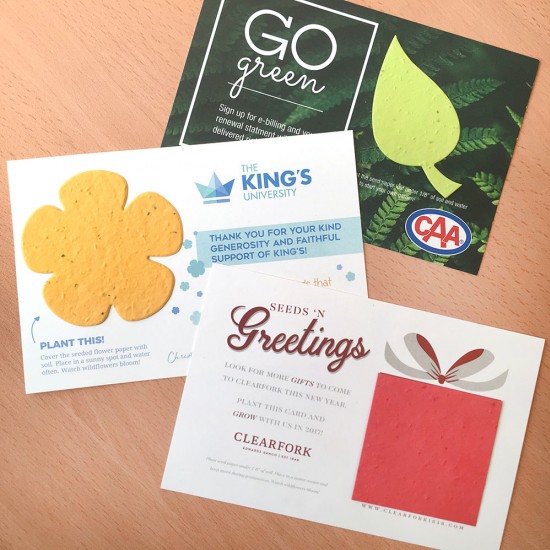 Single-Sided Medium Eco Panel Card With Shape 1