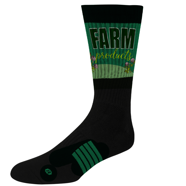 Black Sports Sock 11