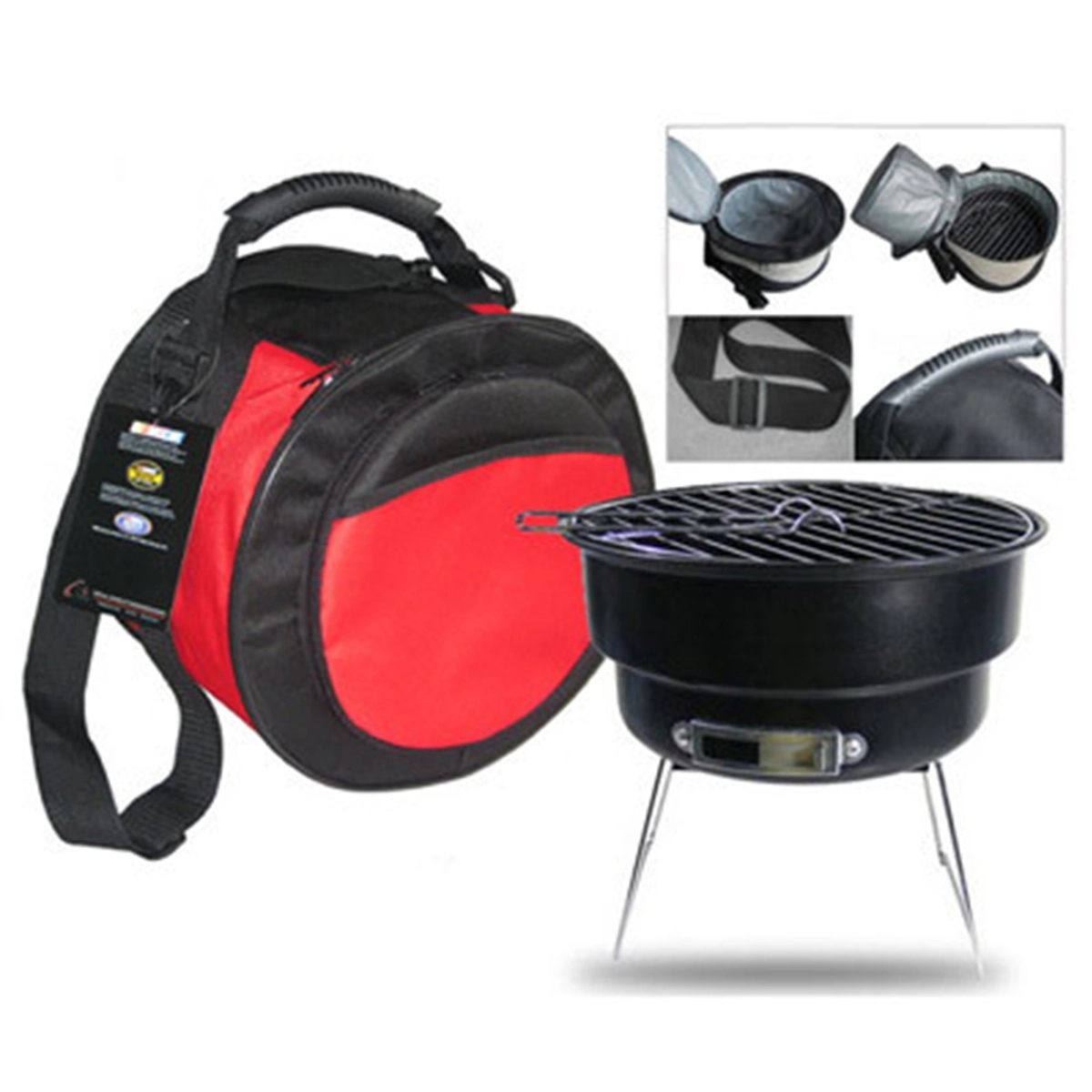 2 In 1 Portable Kooler Cooler Bag BBQ Grill 4