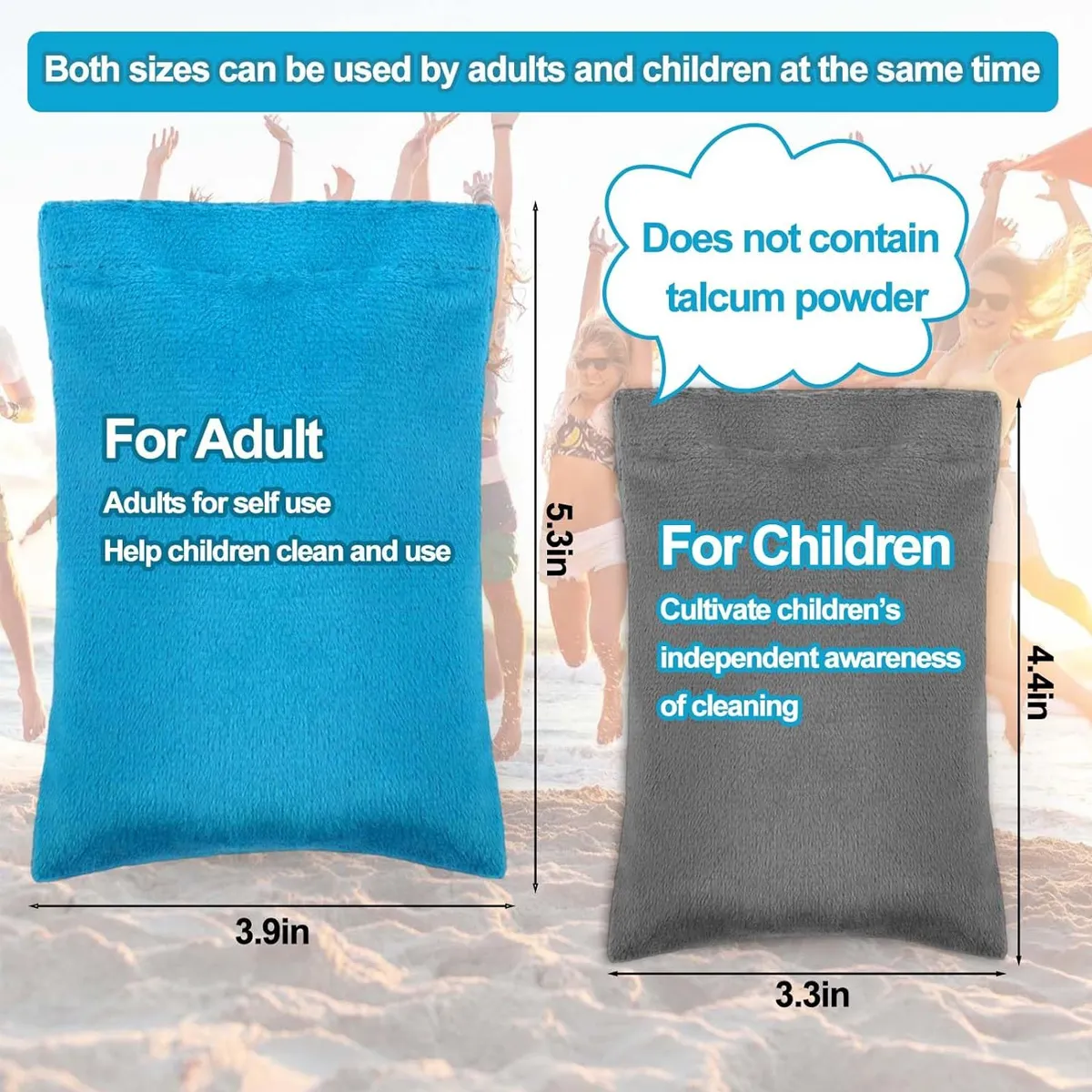 Sand Remover Pouch Vacation Camping Essentials for Beach 3