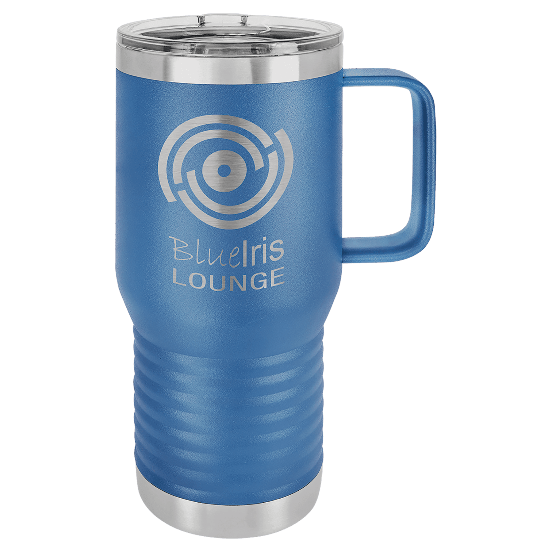 Polar Camel 20 oz. Royal Blue Vacuum Insulated Travel Mug with Slider Lid 2