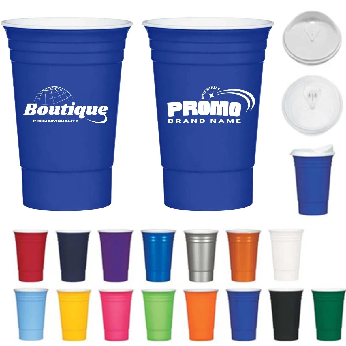 16 Oz. Reusable Big Game Stadium Drink Cocktail Plastic Cup 9