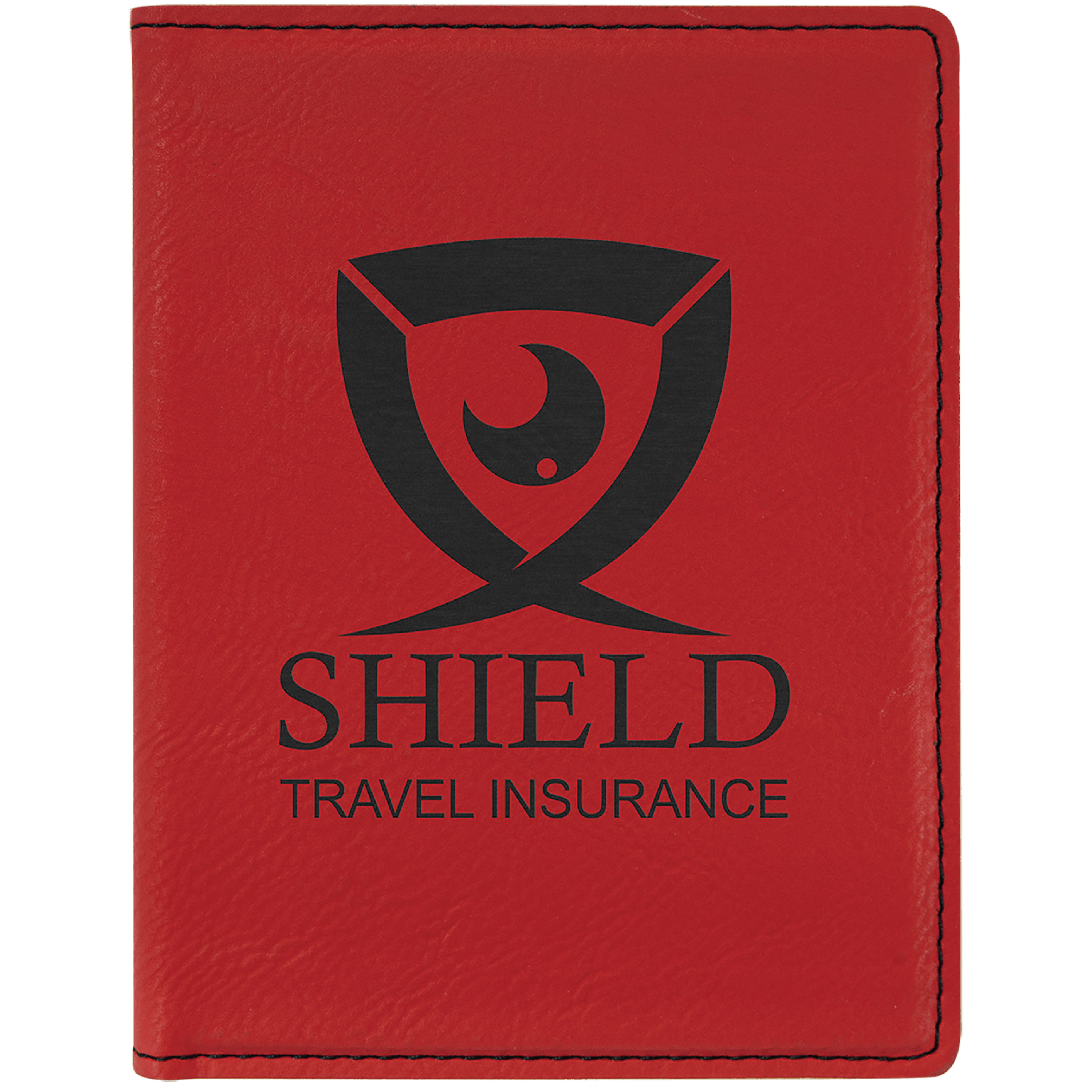 Red Leatherette Passport Holder 6