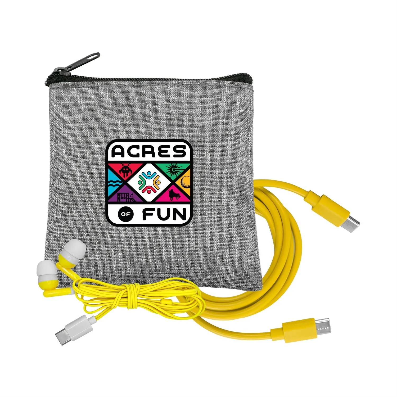 Recycled C to C Cable & Ear Bud Set 9