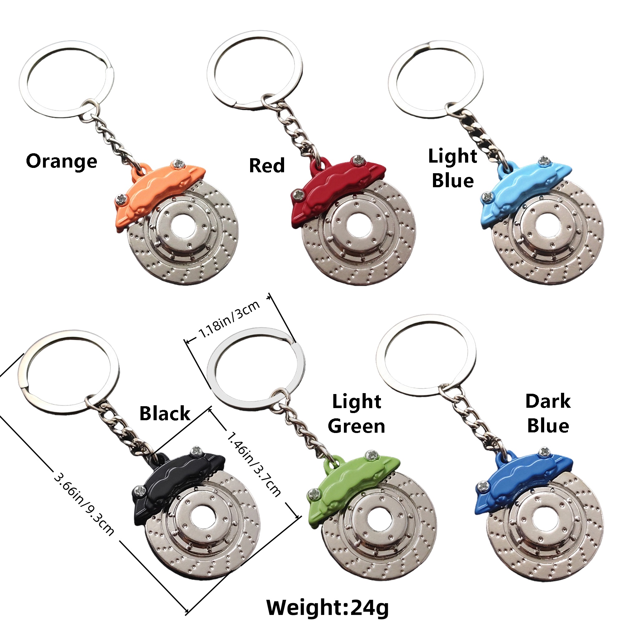 Metal Car Caliper Keychain MOQ50 1