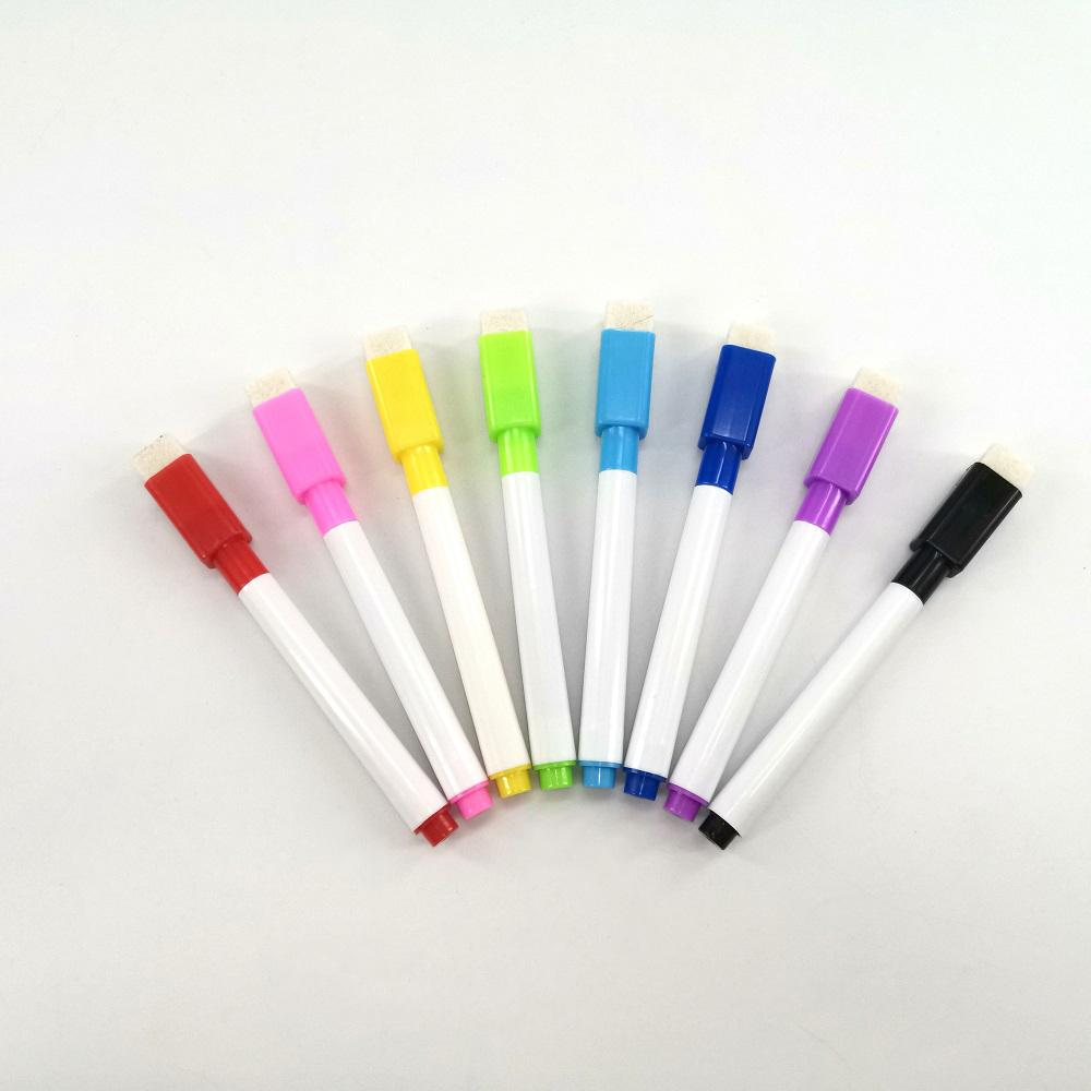 Magnetic White Board Marker With Eraser 3