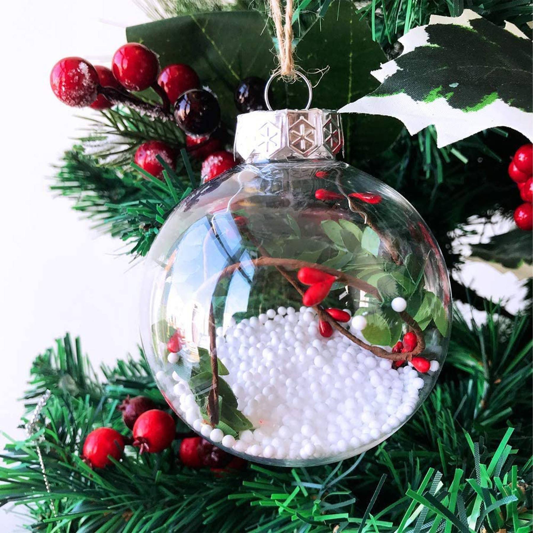 Clear Ball Ornaments for Christmas Tree Decoration 4