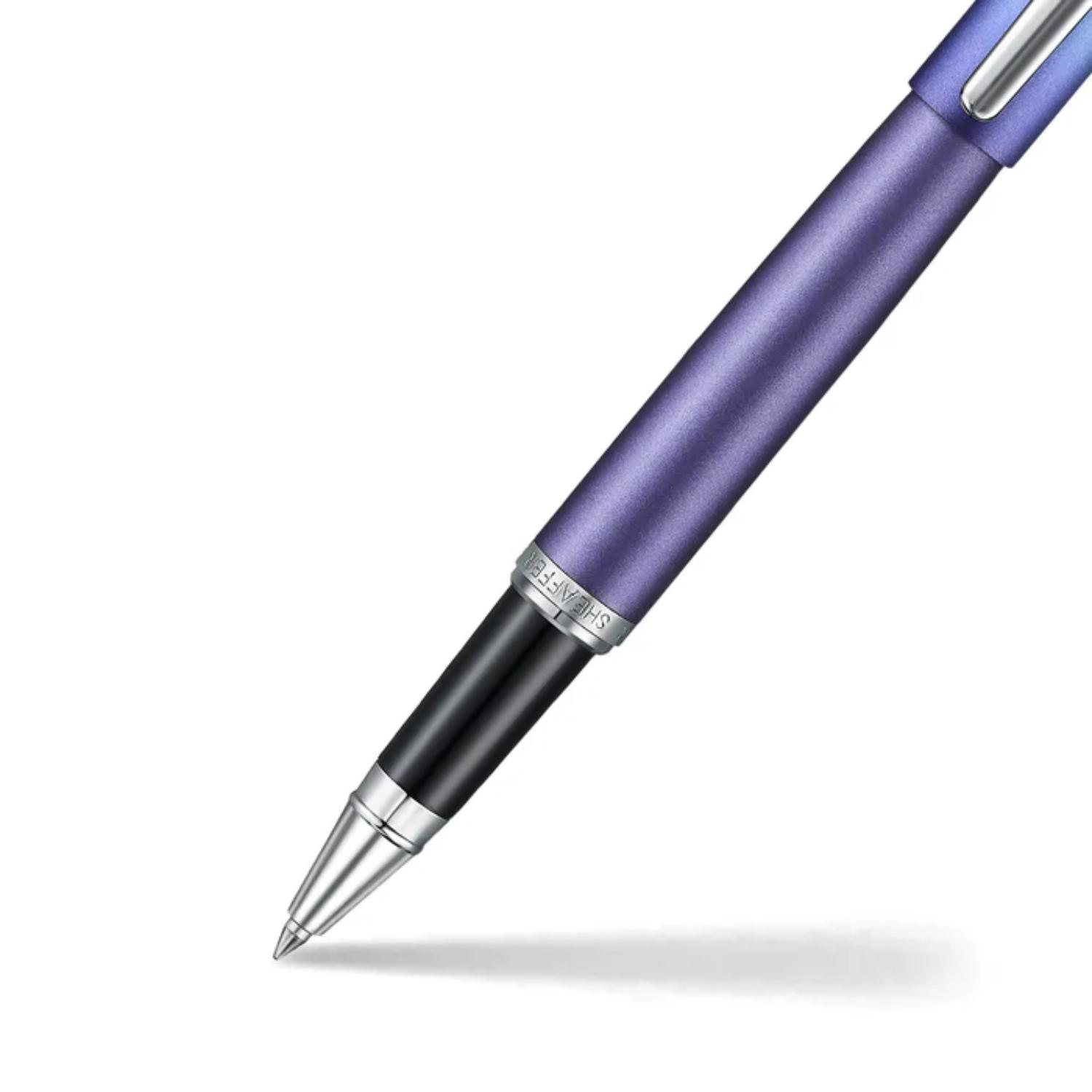SHEAFFER® VFM 9430 Expressions Blue and Purple Pearlised Gradient Rollerball Pen w/ Gift Box 8