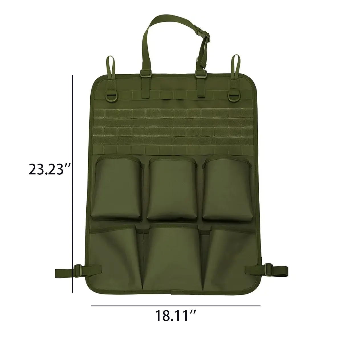 Tactical Car Seat Back Organizer Cover Protector 9