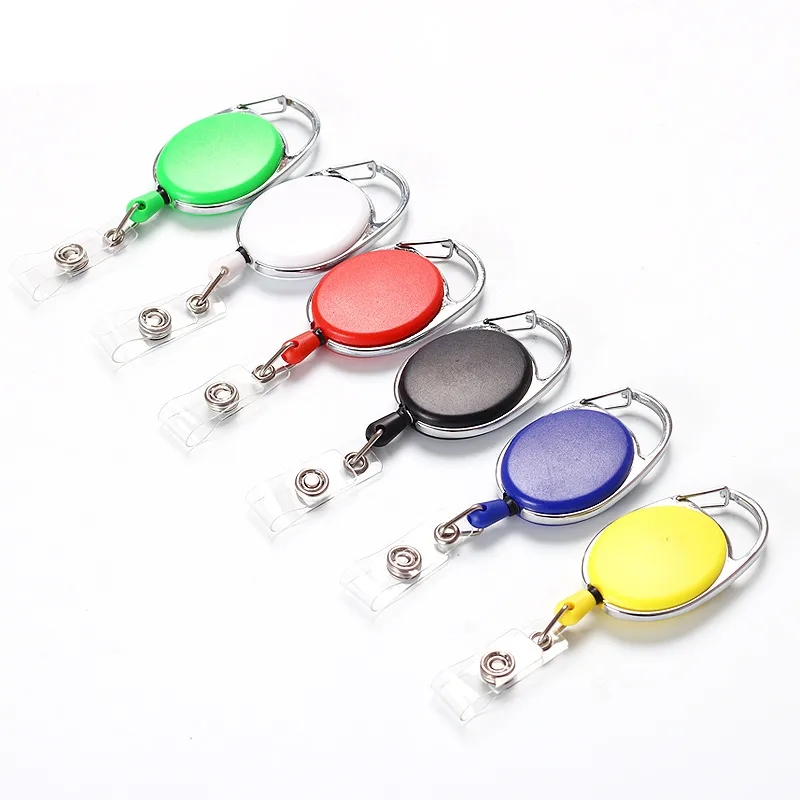 Carabiner Clip Retractable Badge Holder 10