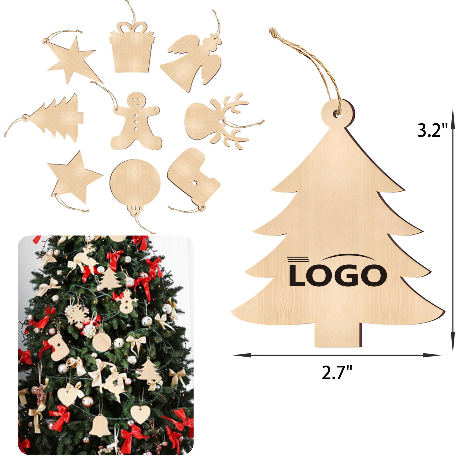 Stylish Wooden Tree Pendant 2