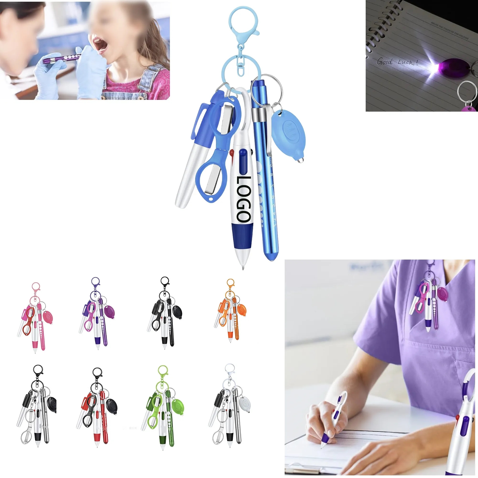 Light Ballpoint Permanent Marker Pen Nurse Accessories