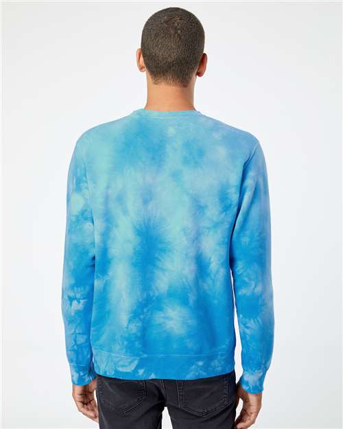 Unisex Midweight Tie-Dyed Crewneck Sweatshirt - PRM3500TD 29