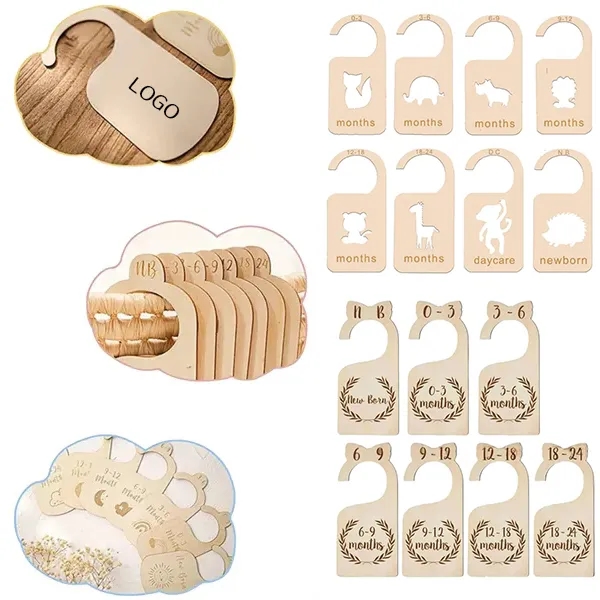 Hanging Tags and Closet Divider Set with Boxwood 3
