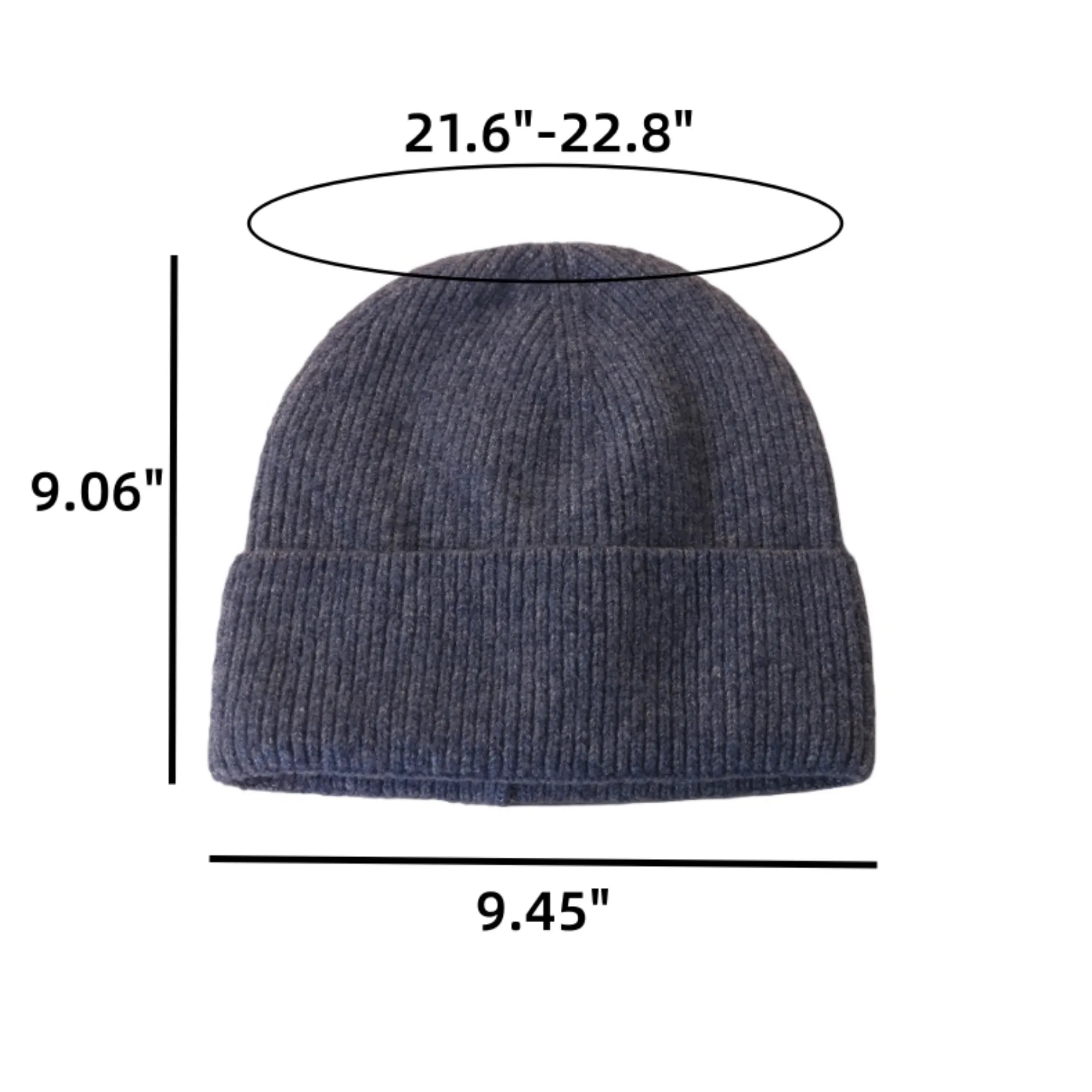 Premium Wool Warm Soft Beanie Knit Hat Winter Hat 4