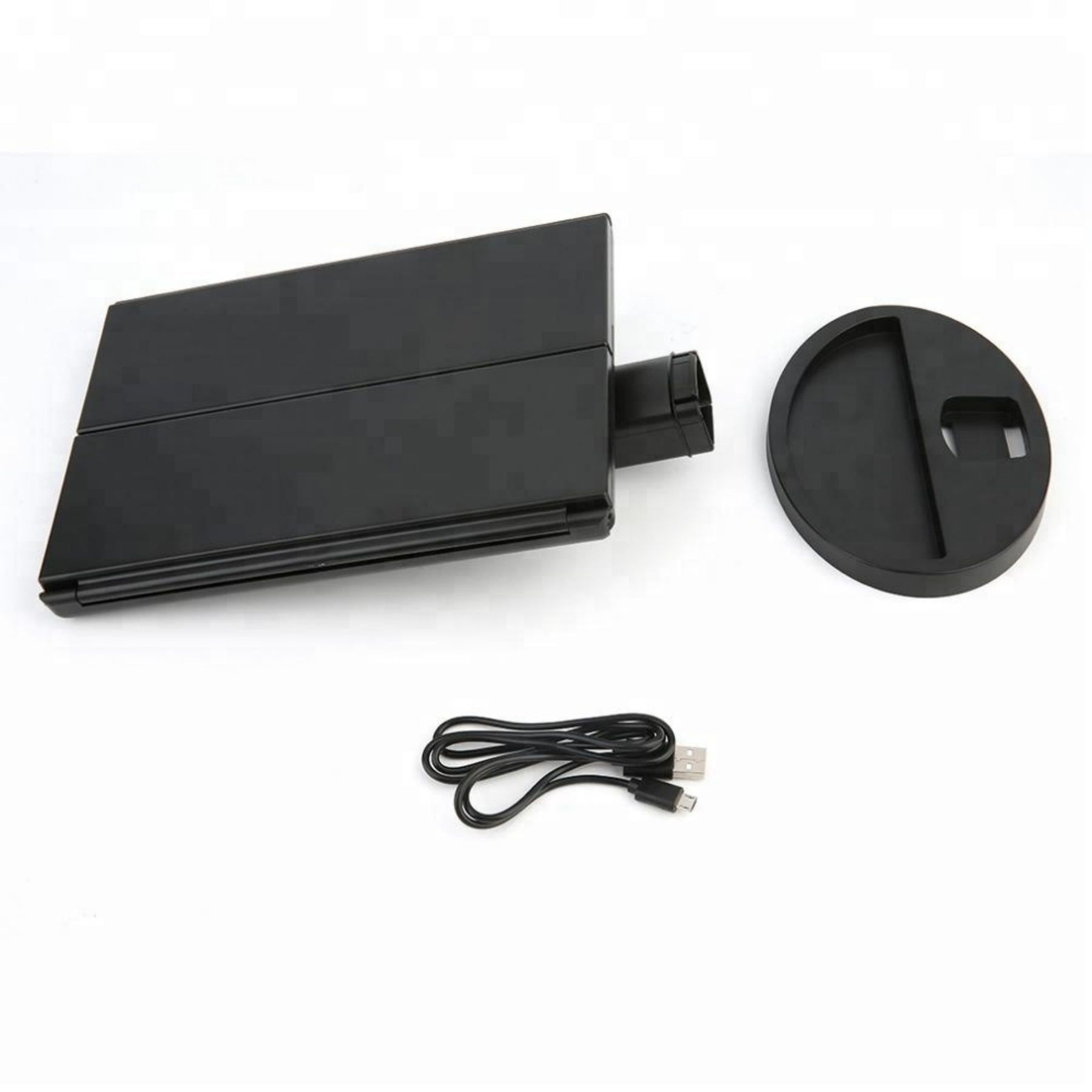 Tri-Fold Lighted Vanity Make Up Mirror Touch Screen 3X/2X/1X 9