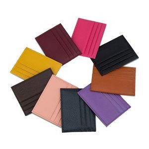 2 Sides Business PU Leather Card Holder With Wallet 14