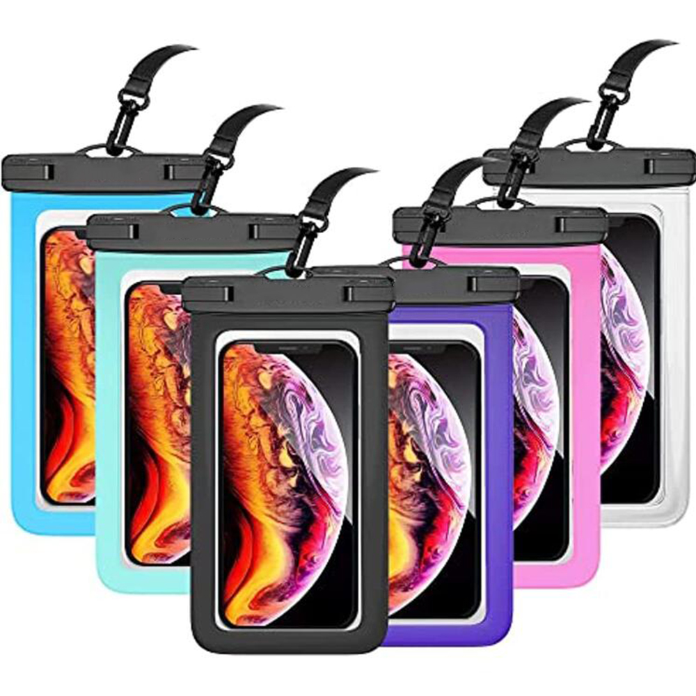 Waterproof Cell Phone Pouch With Lanyard 1