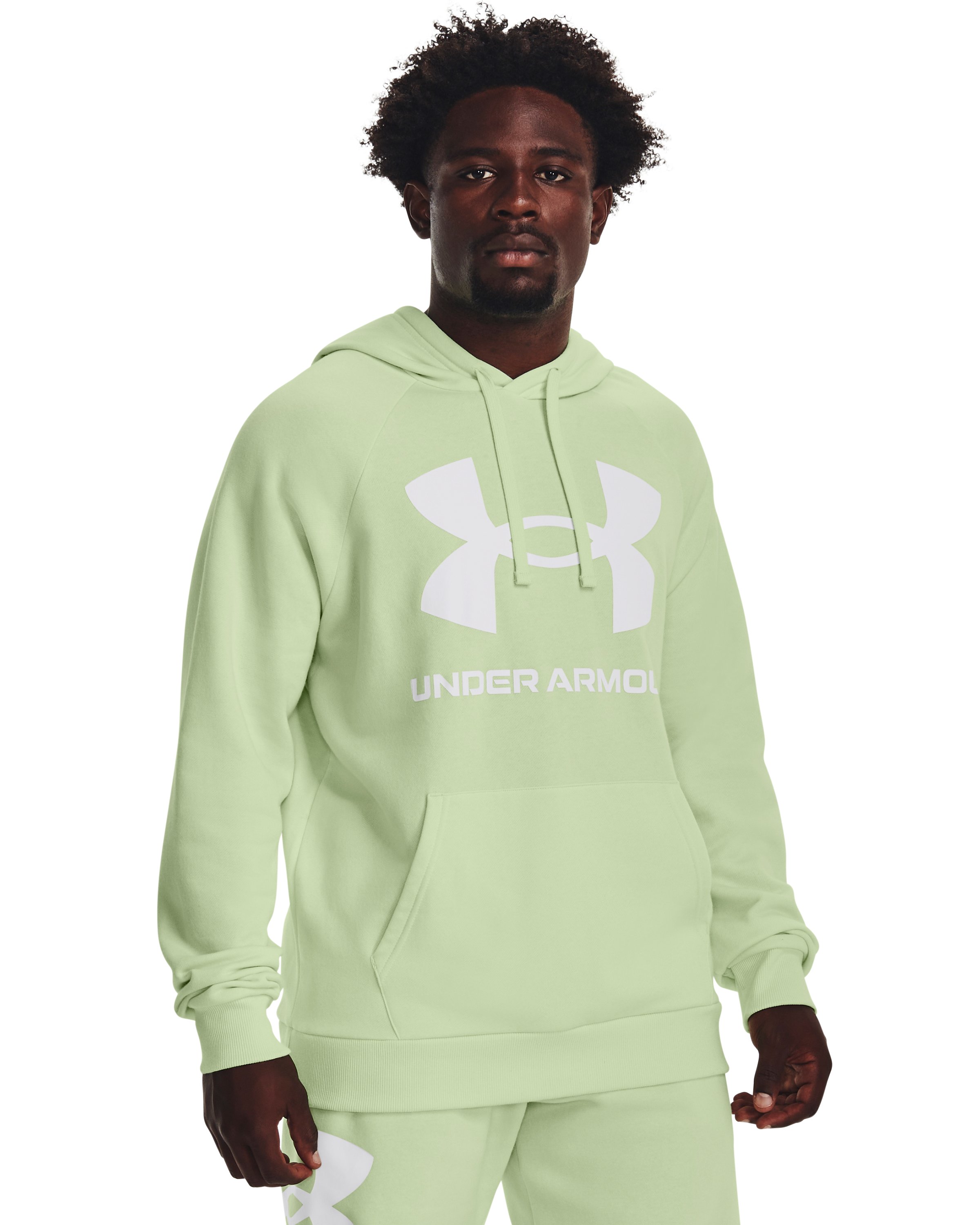 UA Rival Fleece Big Logo Men's Hoodie, custom hoodie or sweatshirt with logo imprint 6