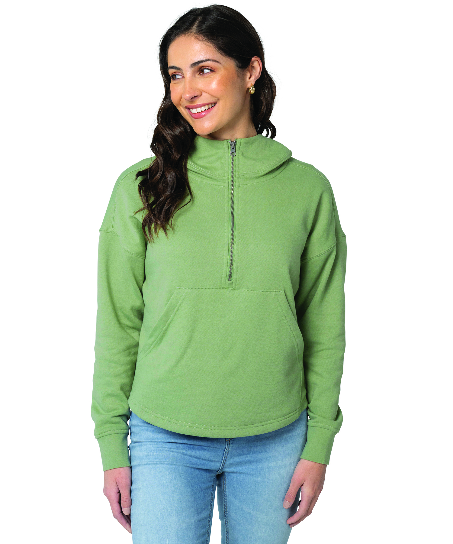 Women's Willow Scallop Hem Hoodie 107