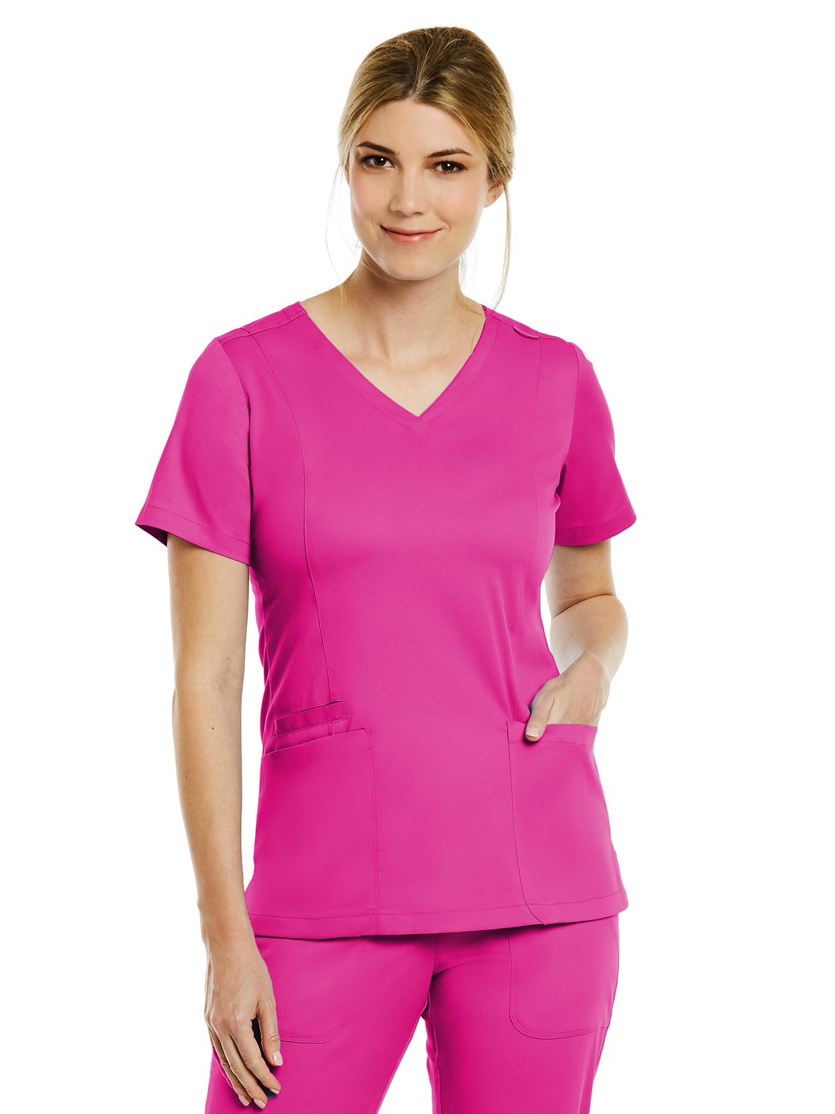 Maevn - Matrix - Women's Three-Pocket V-Neck Top 43