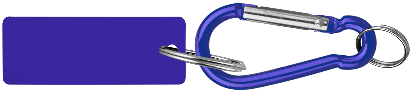 Aluminum Key Holder & Dog Tag with Carabiner 2