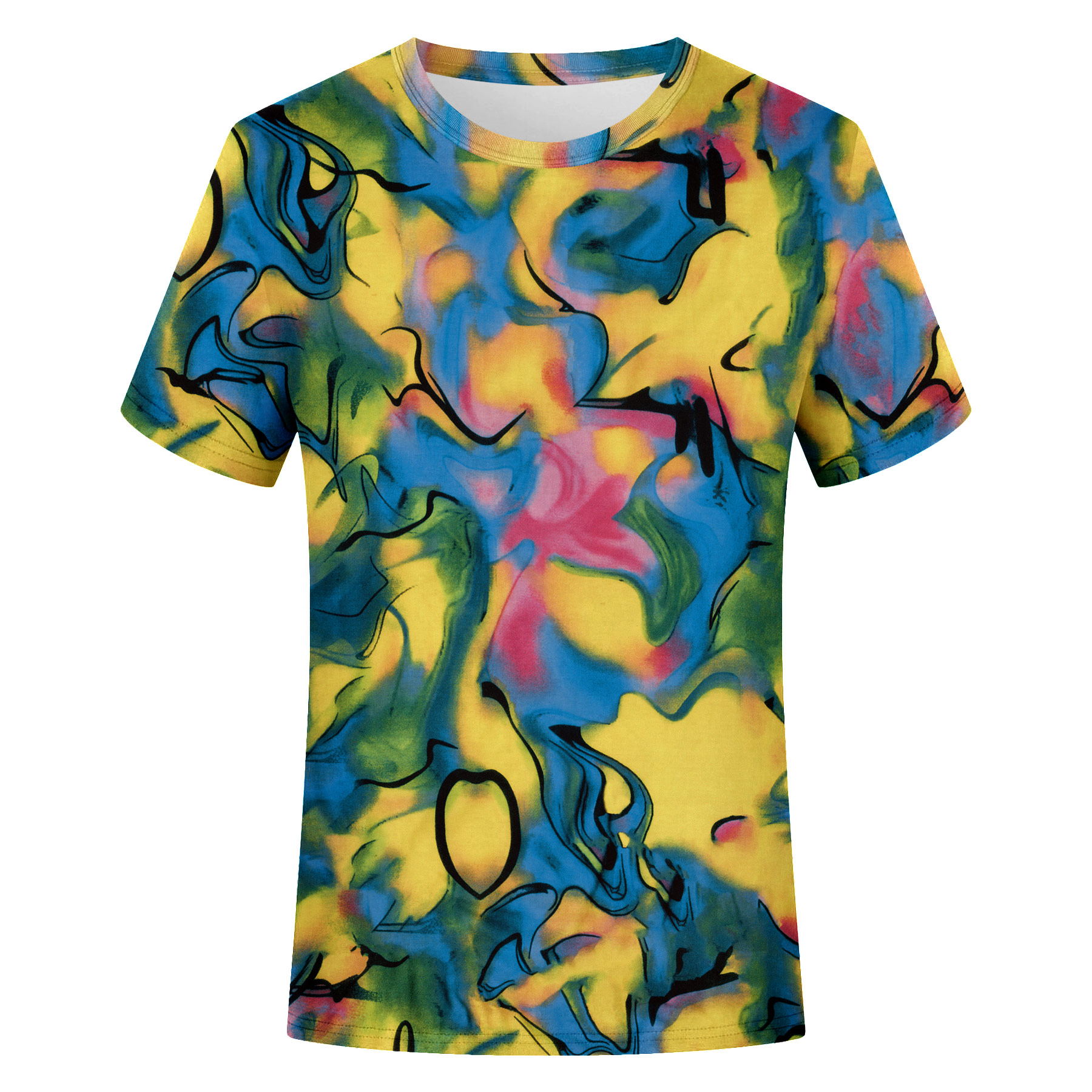 Custom Full Color 3D Printing T-Shirt 9