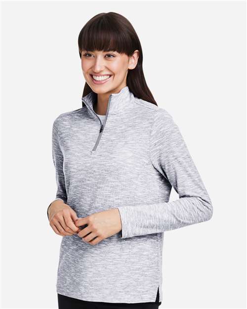 Women's Eclipse Jacquard Quarter-Zip Pullover - NE415W 17