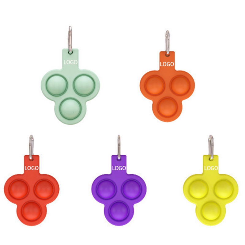 Carabiner 3Bubbles Popper Sensory Toys 5