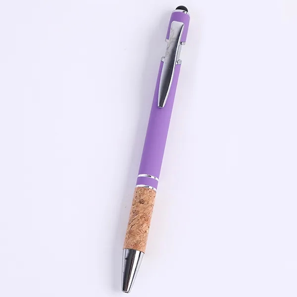Metal Soft Touch Stylus Pen With Cork Grip 11