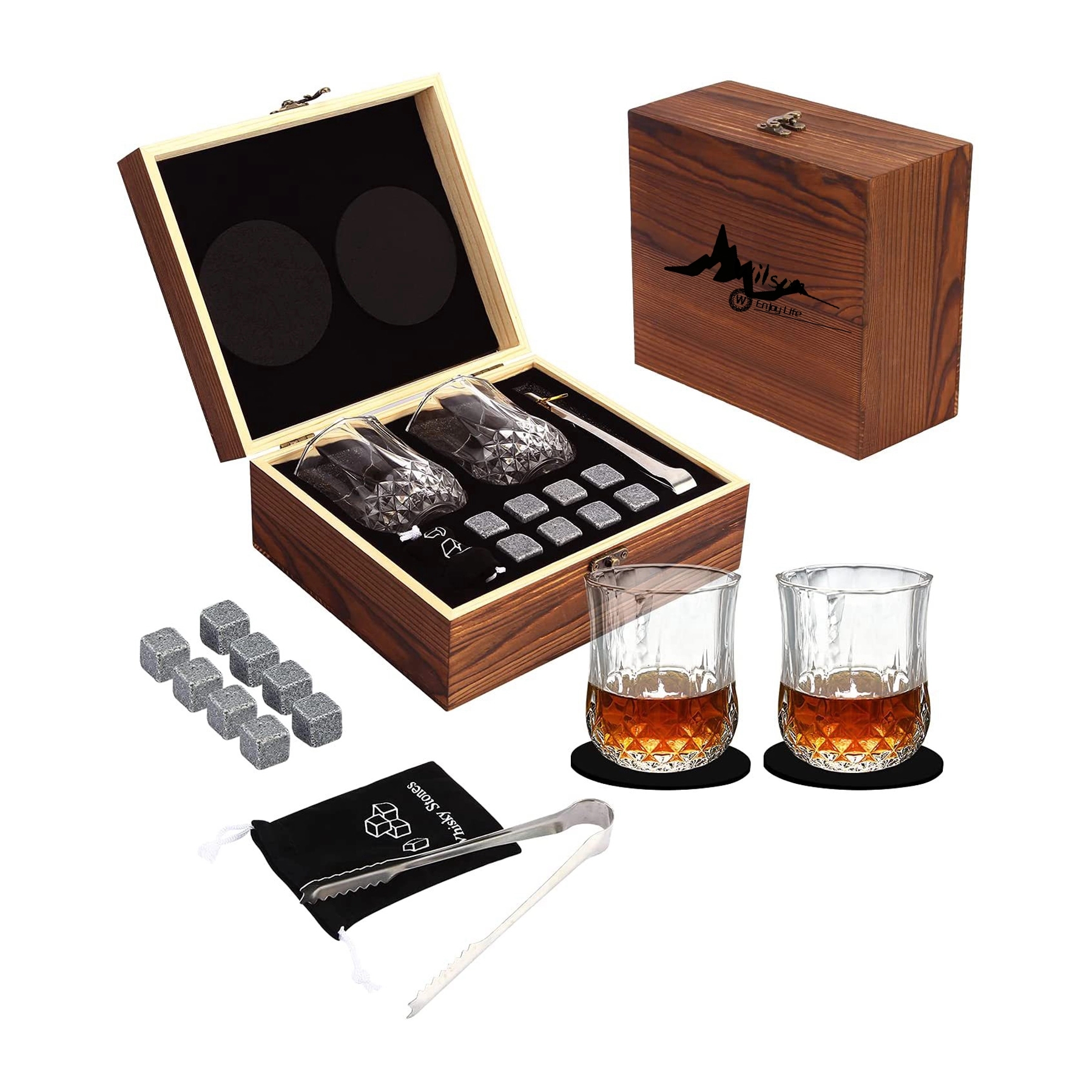 Original wood fine whisky set 1