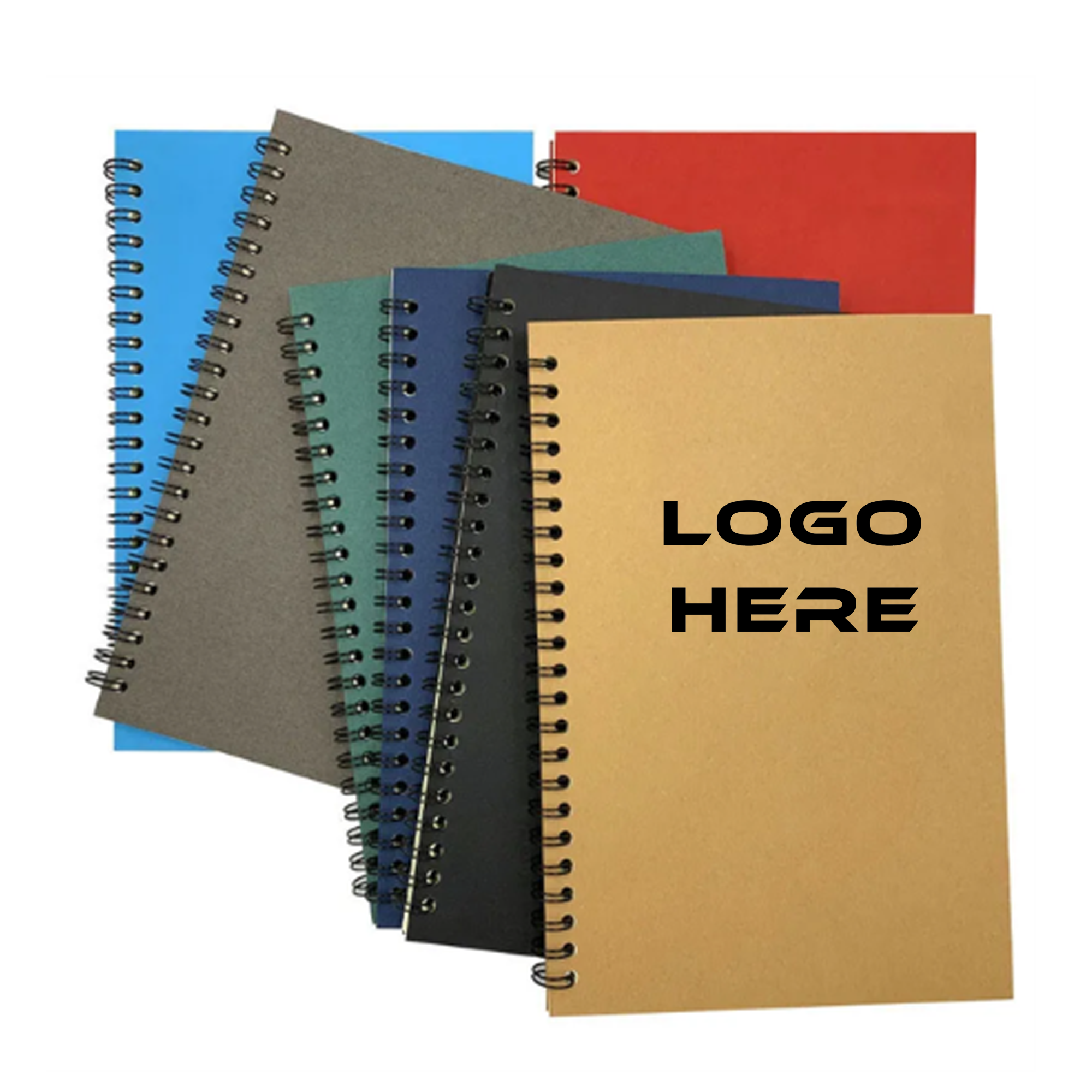 A5 Kraft Cover Spiral Notebook 1