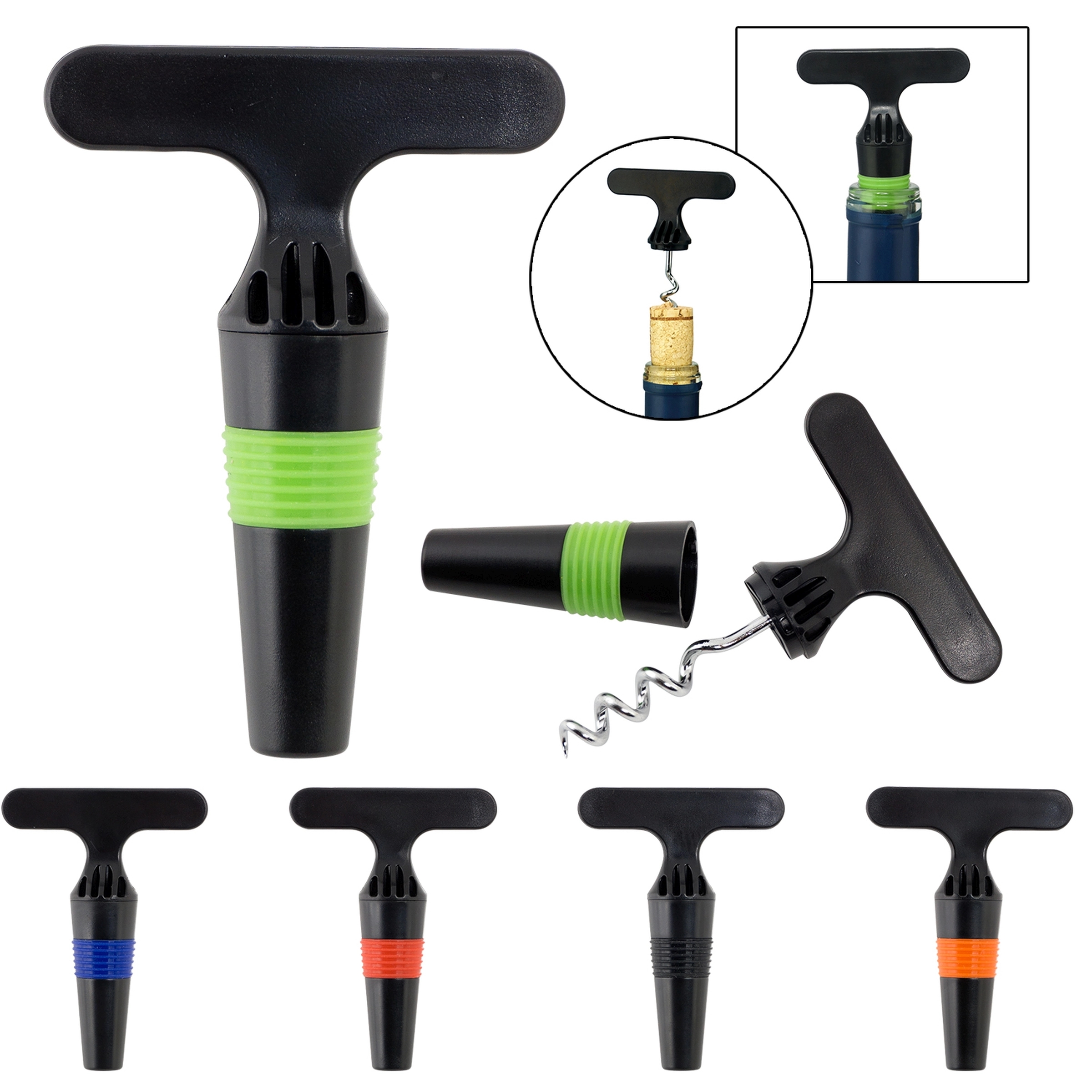 Wine Stopper & Opener 14